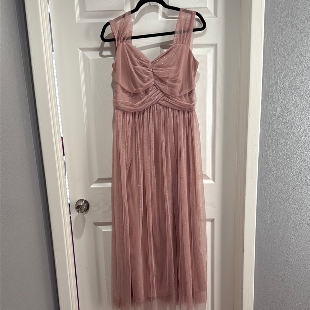 Elegant Sparkling Pink Dress